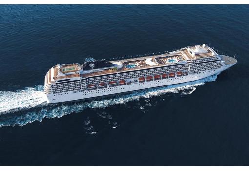 La navegación en el MSC Orquesta es suave y placentera